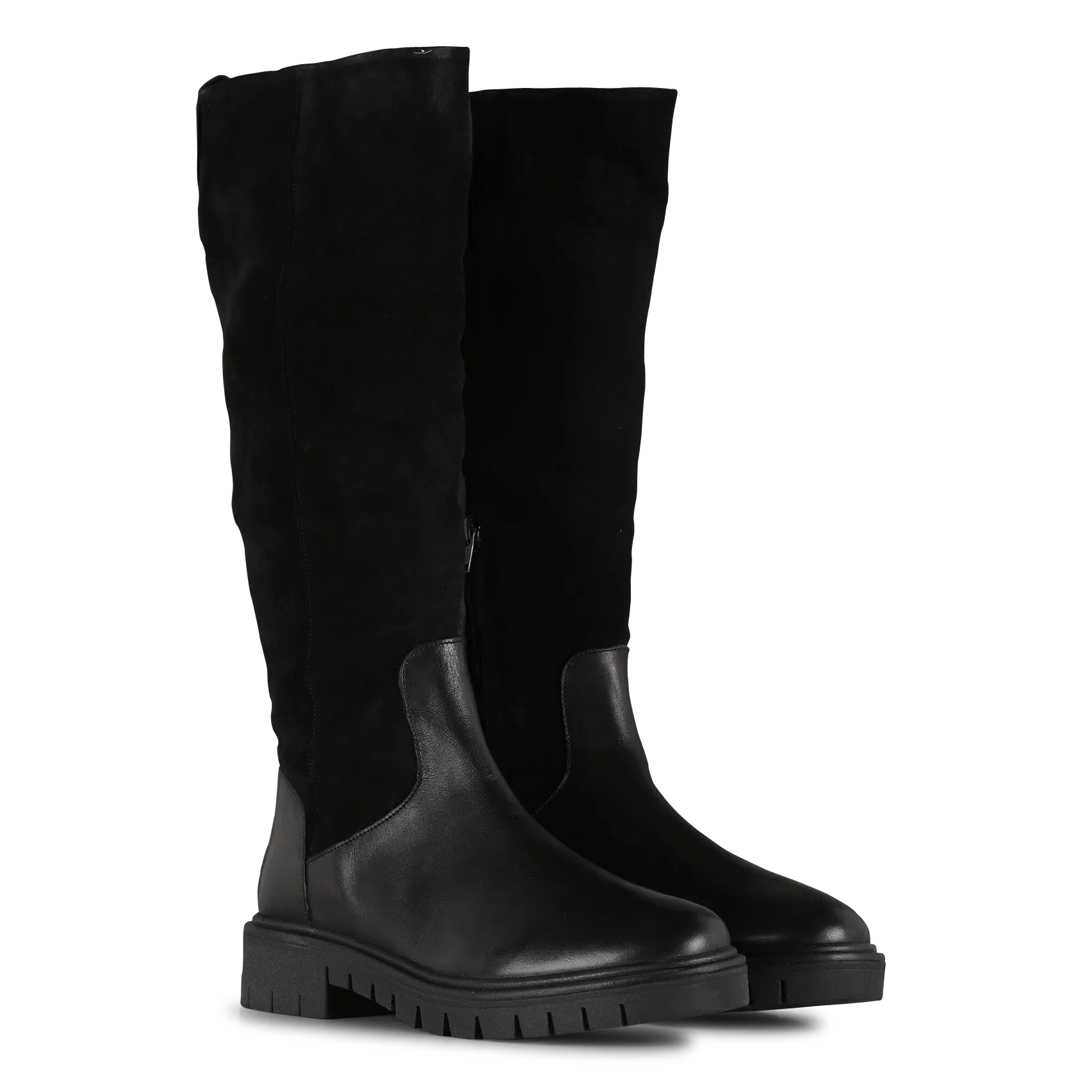 ZABETH  BOTAS ALTAS DE PIEL EN NEGRO