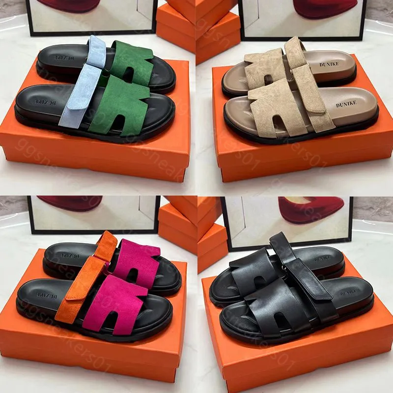 Zapatilla diseñador para mujer diapositivas deslizadores planos sandalias de verano sandalia zapatos damas marca clásica casual 