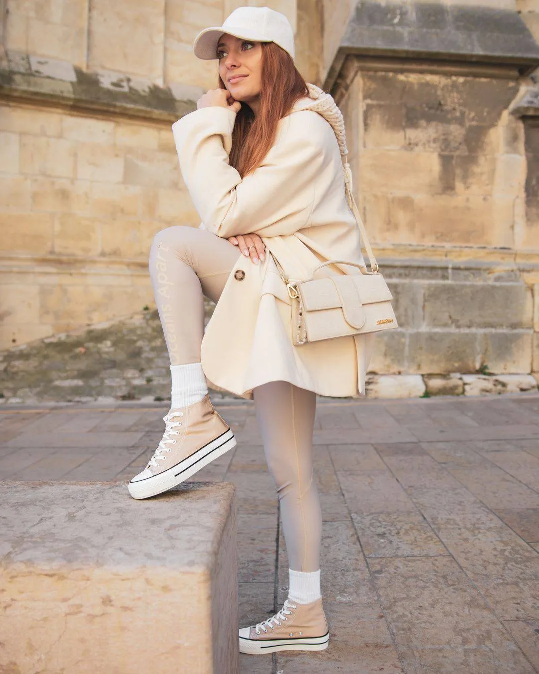 ZAPATILLAS ALTAS PARA MUJER EN LONA COLOR TOPO  DELPHINE