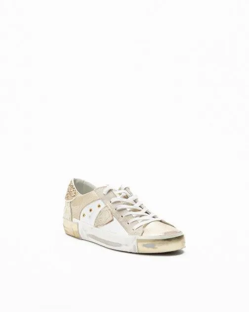 Zapatillas blancas Philippe Model PRSX Low Woman Blanco