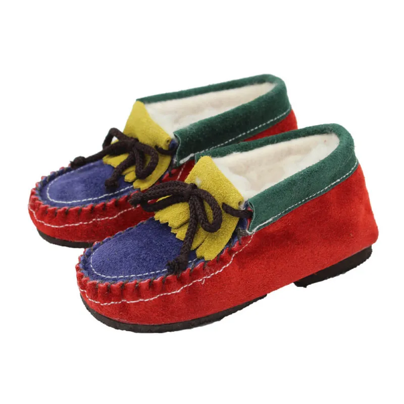 Zapatillas casa de piel forradas Parchis