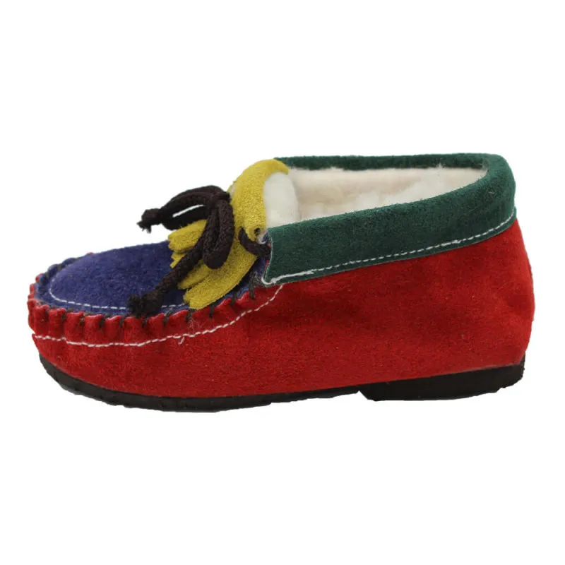 Zapatillas casa de piel forradas Parchis