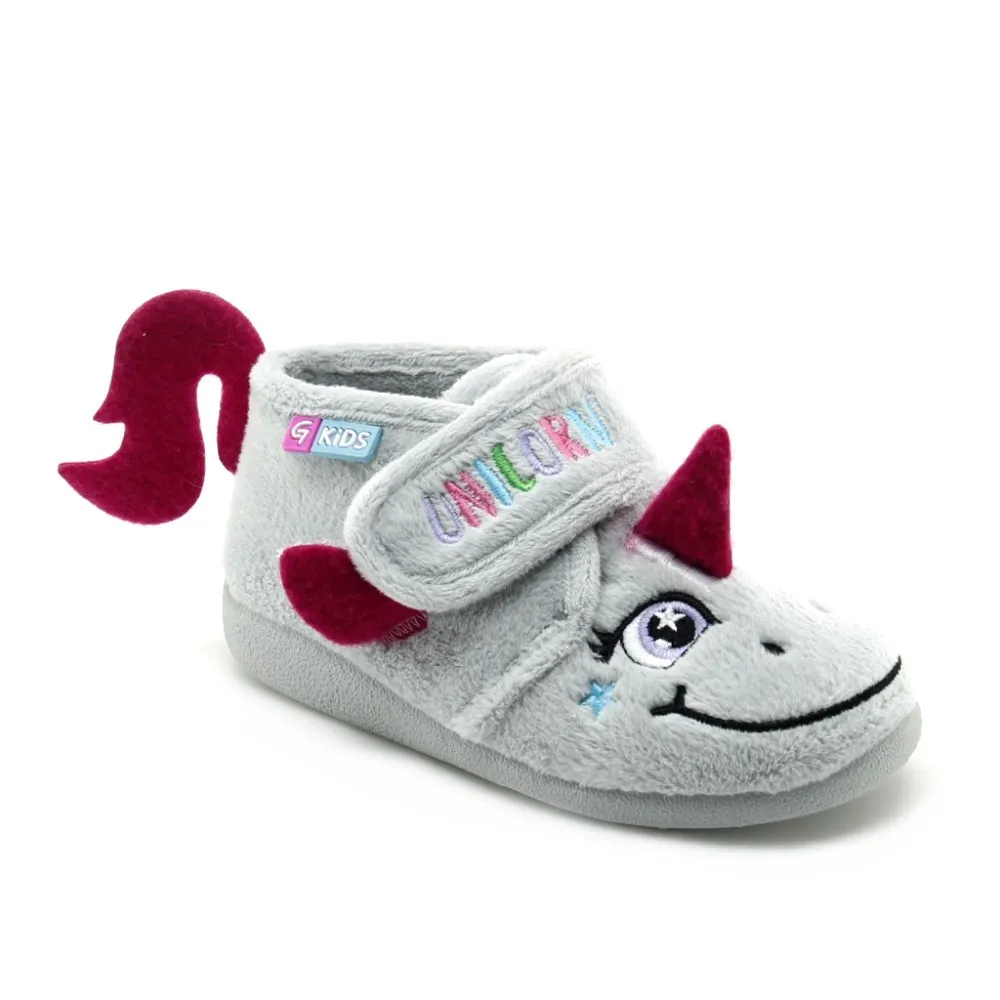 Zapatillas casa Garzón Unicorn Gris