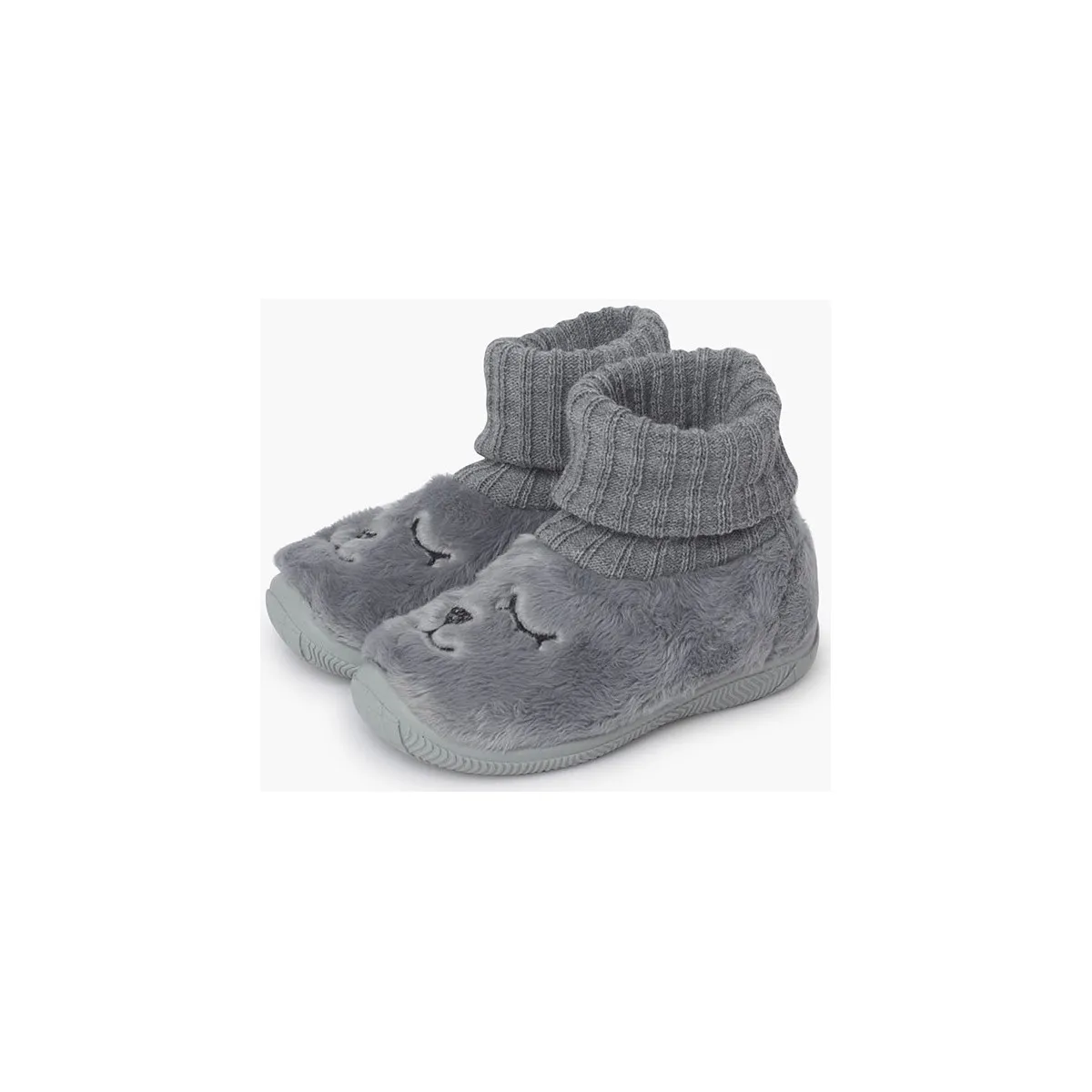 Zapatillas Casa Osito Pelo Suave Calcetín