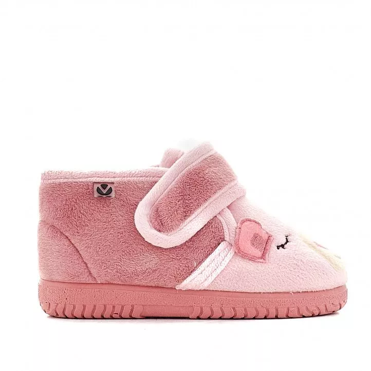 Zapatillas casa Victoria rosa de ositos
