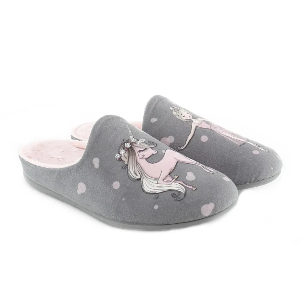 ZAPATILLAS DE CASA CABALLOBALLET GRIS