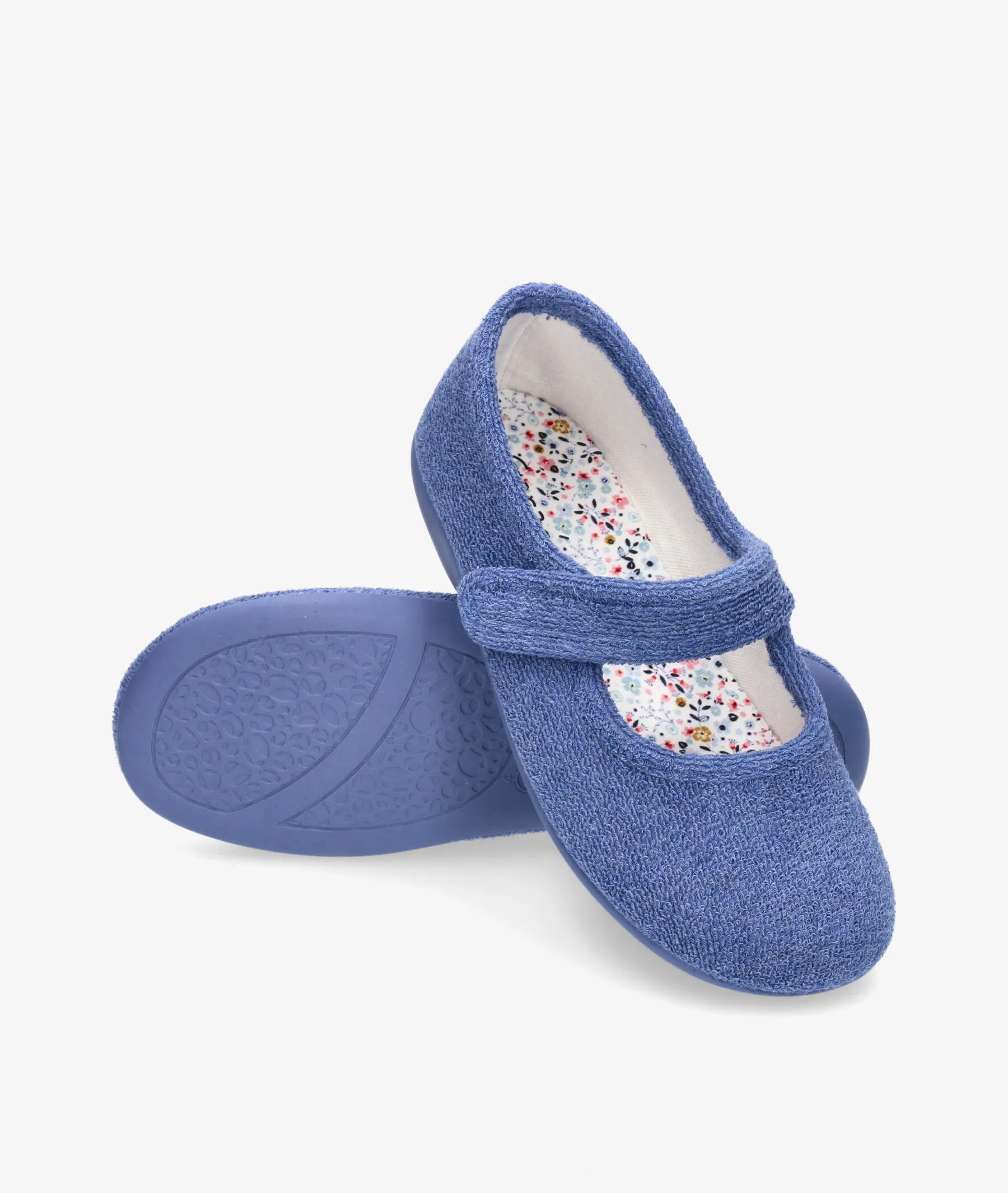 Zapatillas de casa  en color jeans para mujer