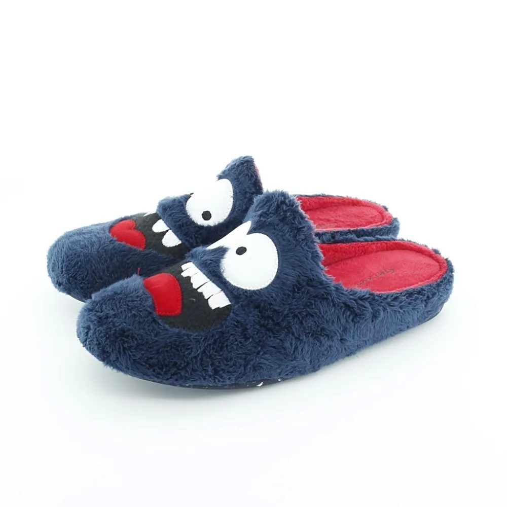 ZAPATILLAS DE CASA GARZóN FELIZASUSTADO AZUL