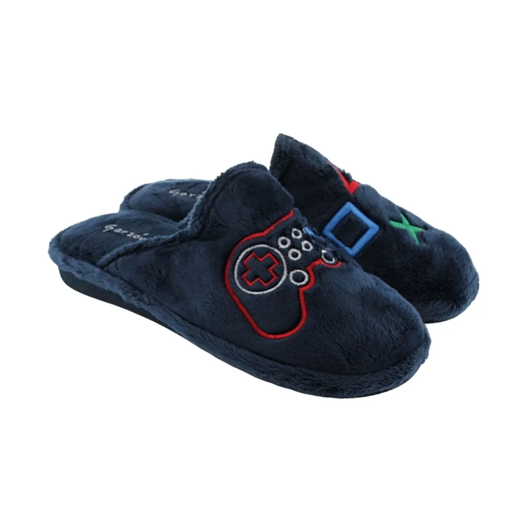 Zapatillas de casa Garzón Mando Azul