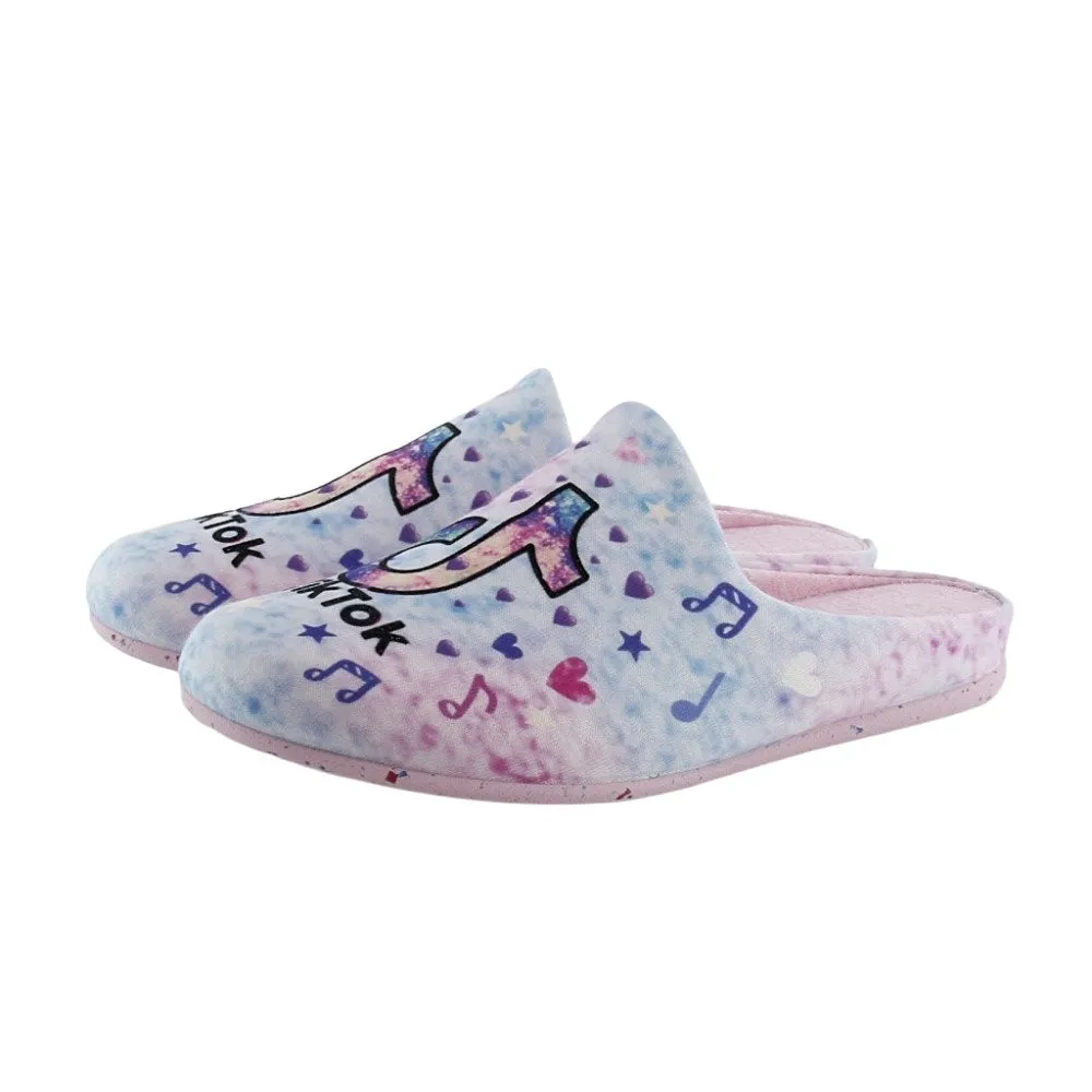 Zapatillas de casa Garzón TikTok Rosa