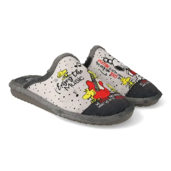 ZAPATILLAS DE CASA ORIGINALES MOD. SNOOPYMUSIC