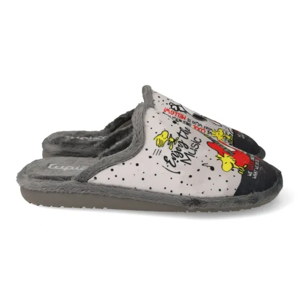 ZAPATILLAS DE CASA ORIGINALES MOD. SNOOPYMUSIC
