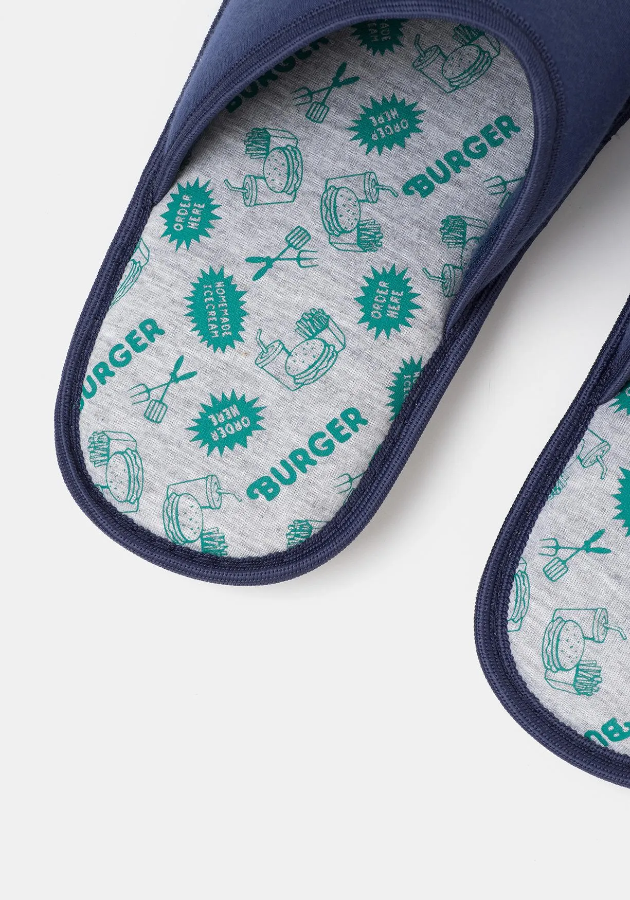 Zapatillas de estar por casa con print de Hombre TEX