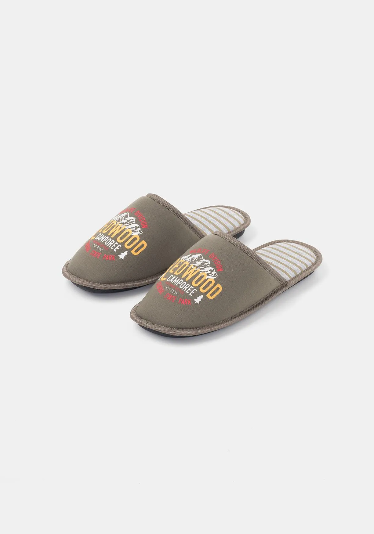 Zapatillas de estar por casa con print de Hombre TEX