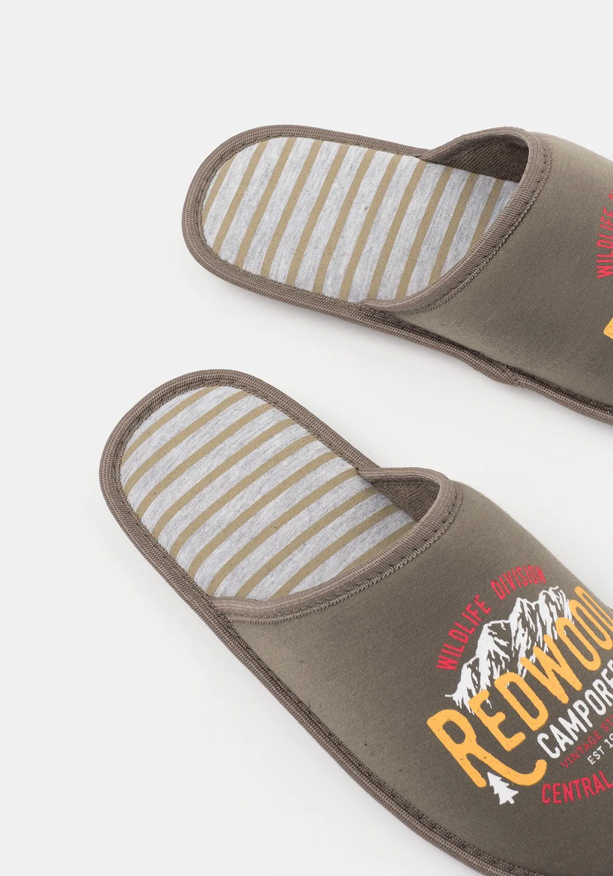 Zapatillas de estar por casa con print de Hombre TEX