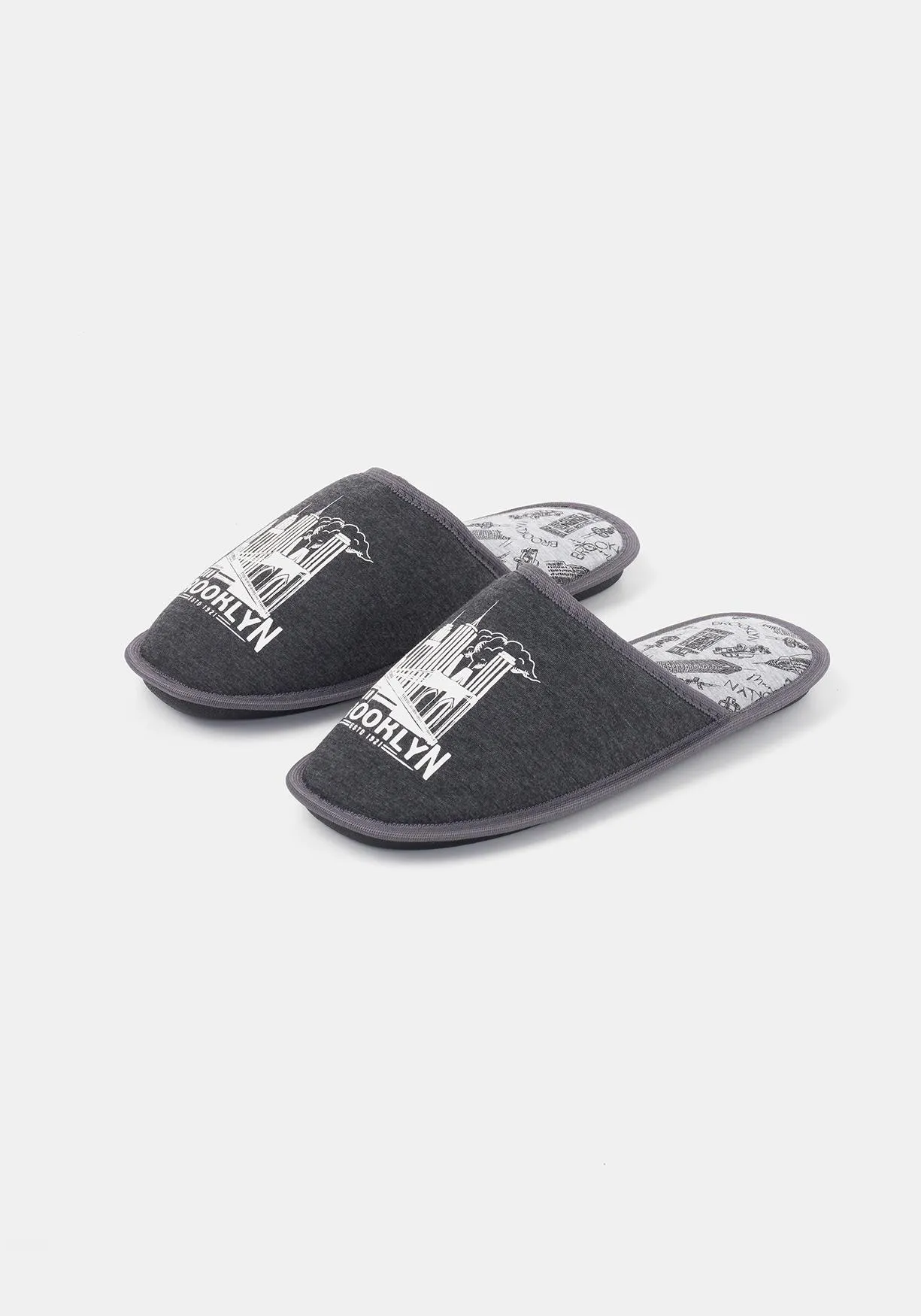 Zapatillas de estar por casa con print de Hombre TEX