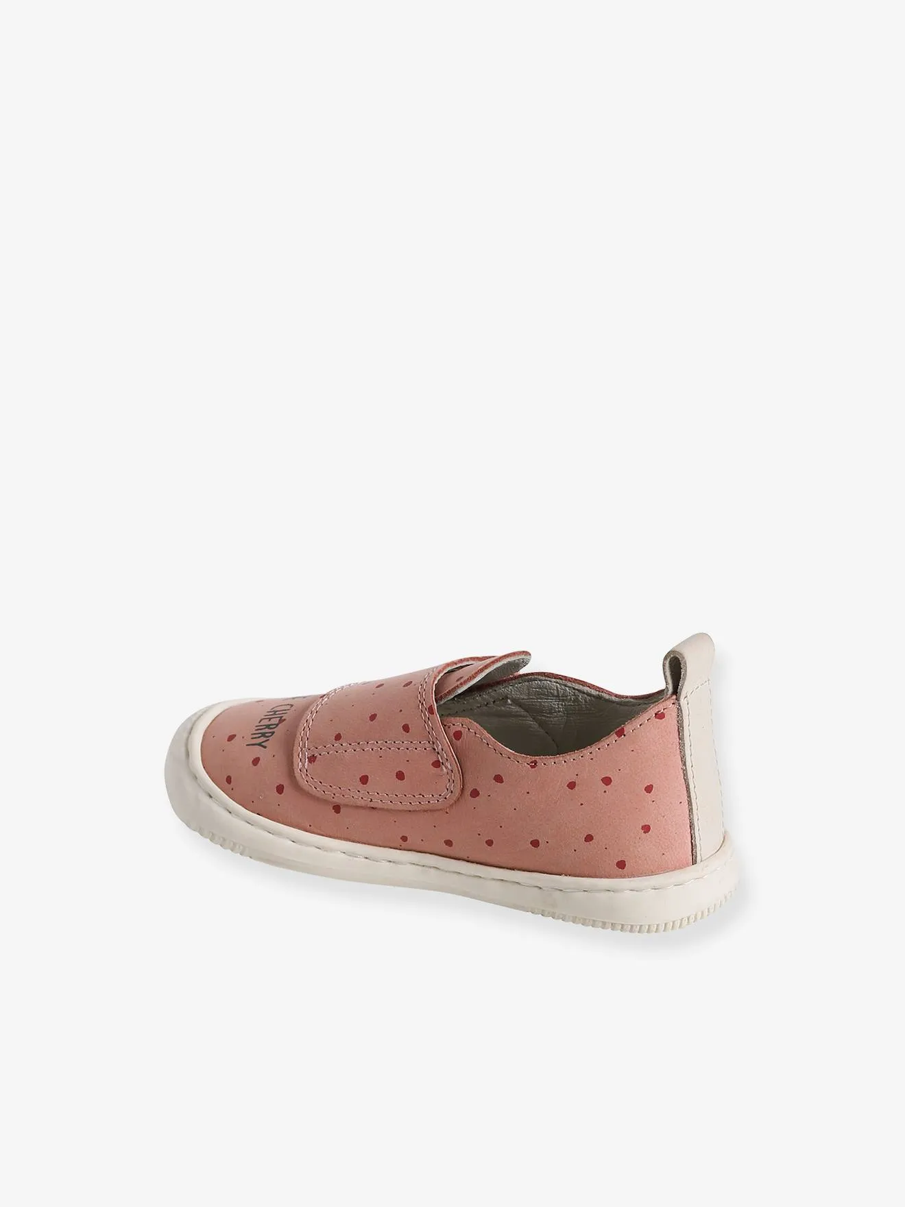 Zapatillas de piel flexible con cierre autoadherente para bebé