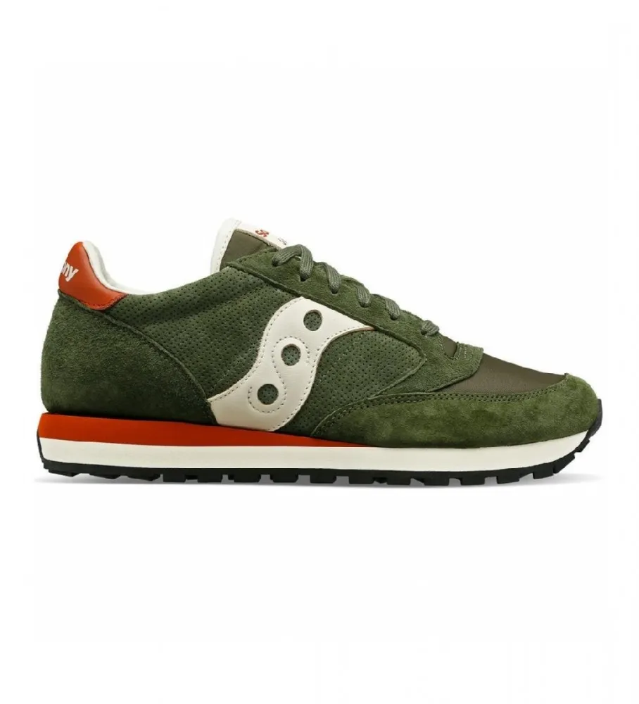 Zapatillas de piel Jazz Original verde