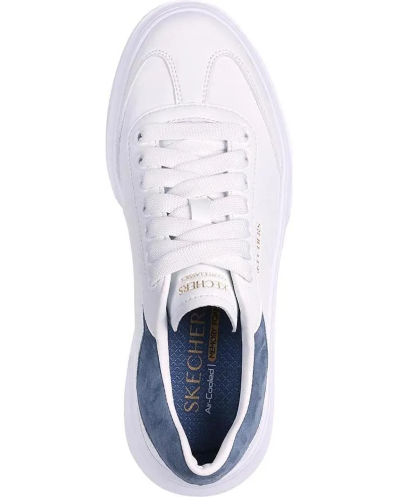 ZAPATILLAS DEPORTE SKECHERS  DE MUJER 185060 CORDOVA CLASSIC  BLANCOAZUL