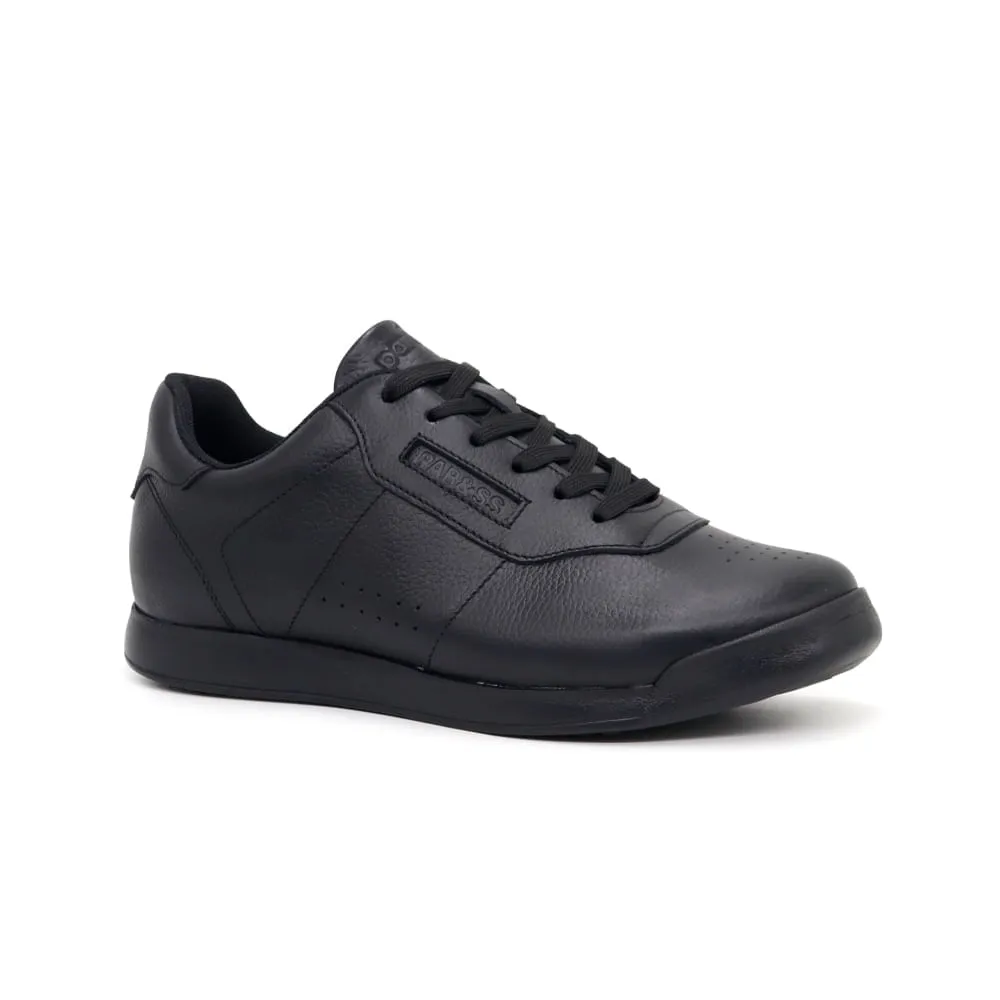 ZAPATILLAS ESCOLARES DE CUERO PARA NIñOS PAR&SS JA24CG835 NEGRO