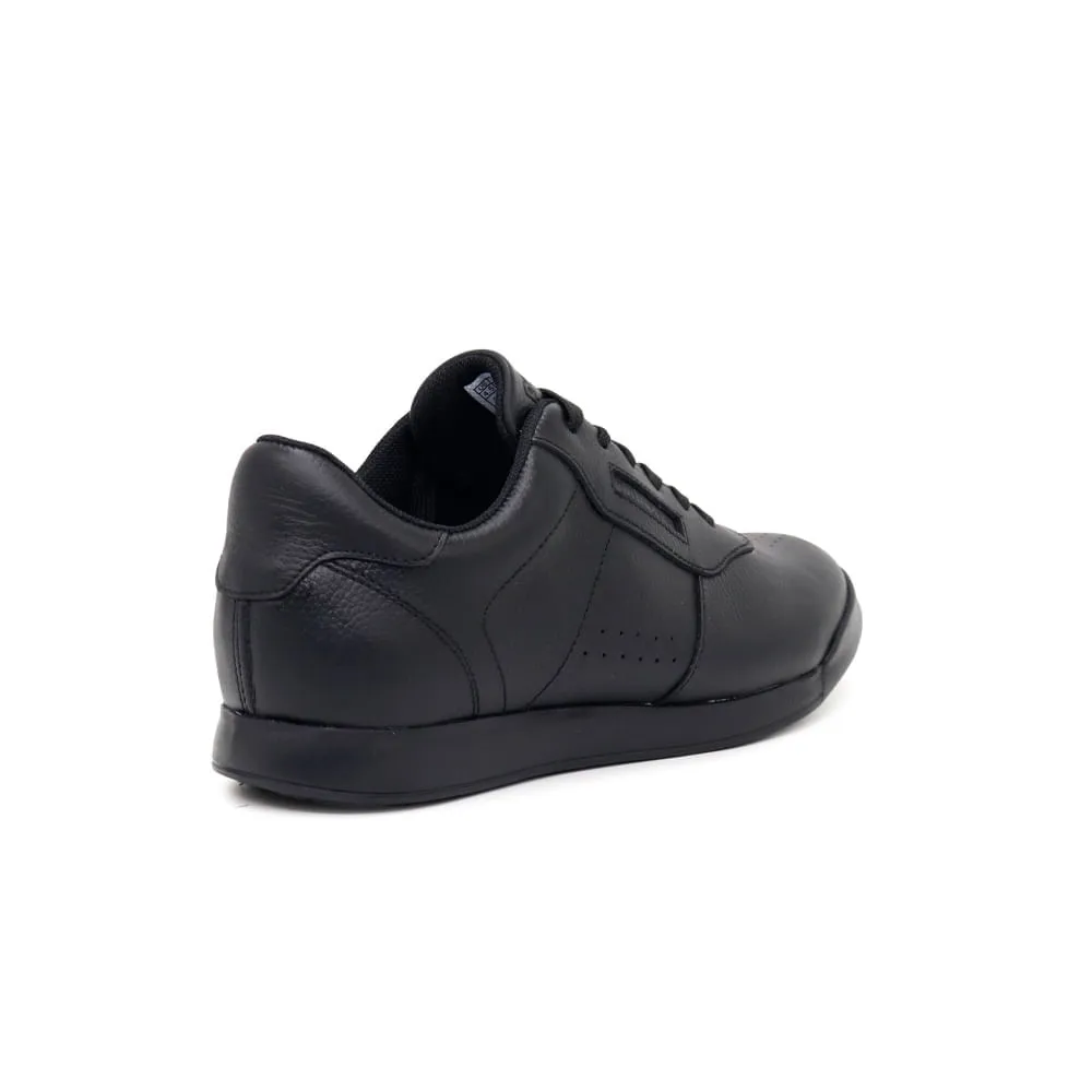 ZAPATILLAS ESCOLARES DE CUERO PARA NIñOS PAR&SS JA24CG835 NEGRO
