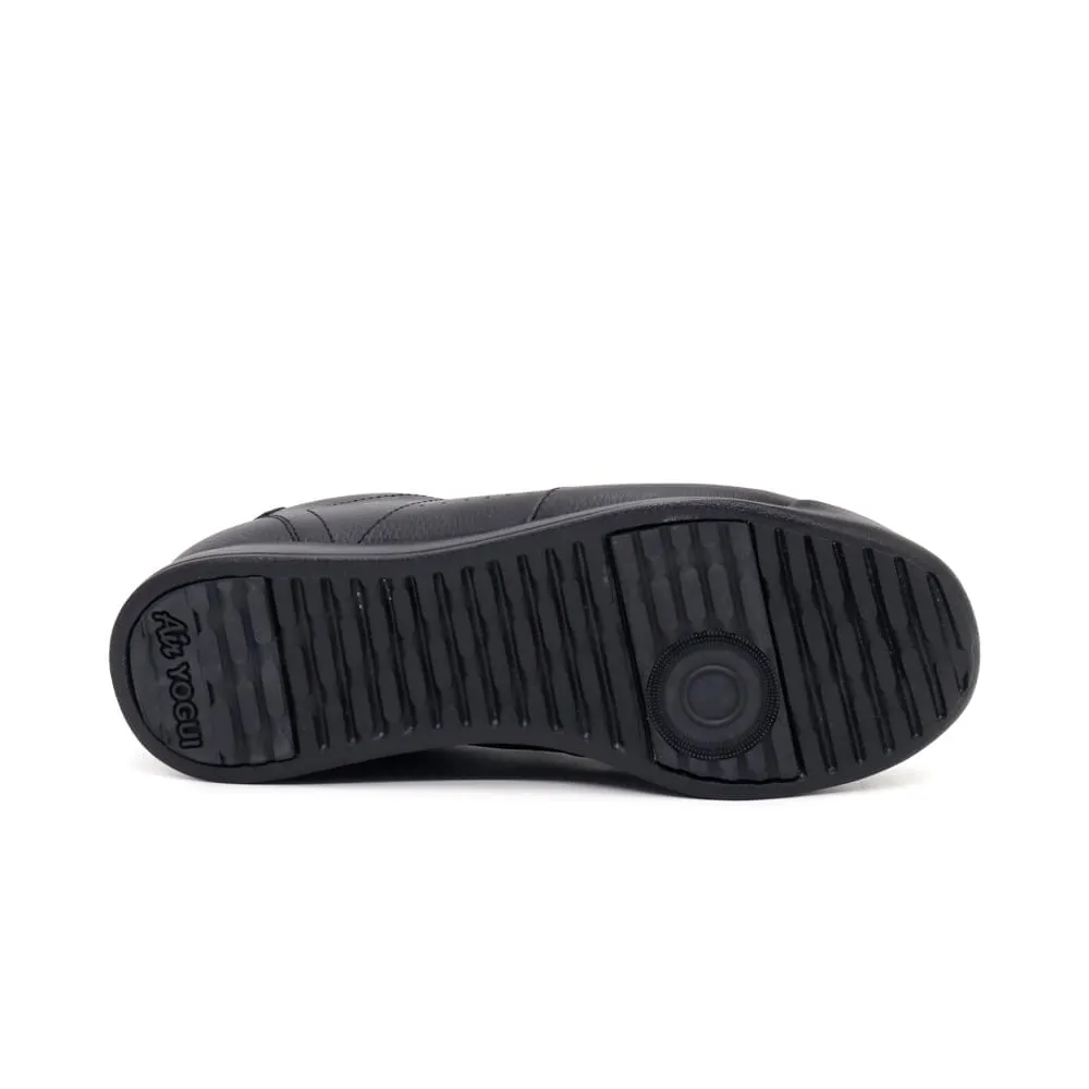 ZAPATILLAS ESCOLARES DE CUERO PARA NIñOS PAR&SS JA24CG835 NEGRO