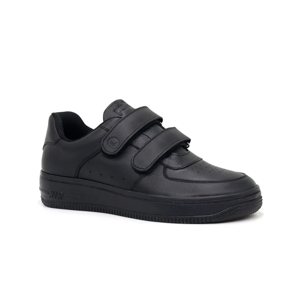 ZAPATILLAS ESCOLARES DE CUERO PARA NIñOS PAR&SS JA24CG837 NEGRO