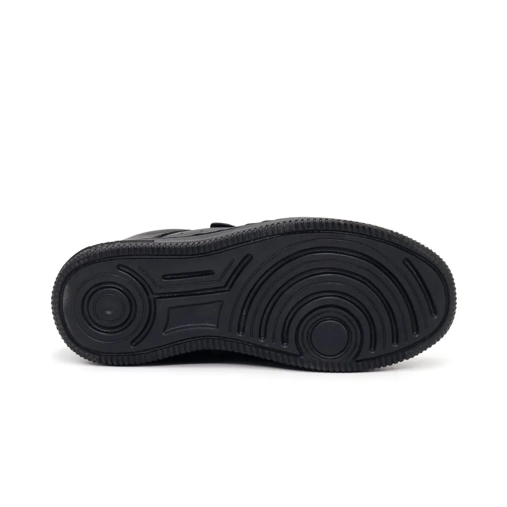 ZAPATILLAS ESCOLARES DE CUERO PARA NIñOS PAR&SS JA24CG837 NEGRO