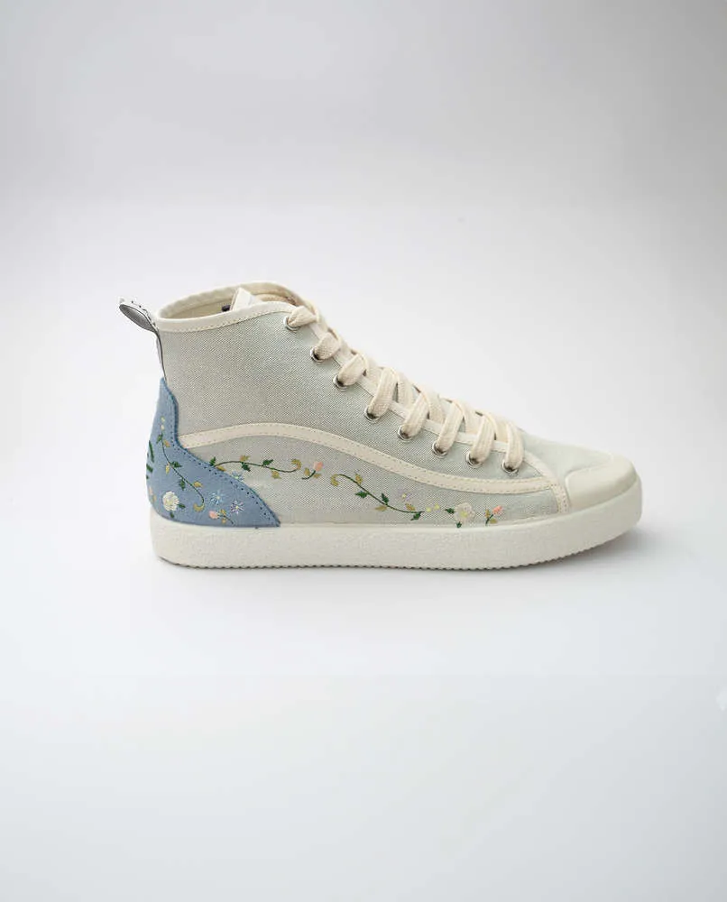 Zapatillas mujer altas OLIVIA LARGE CIELO