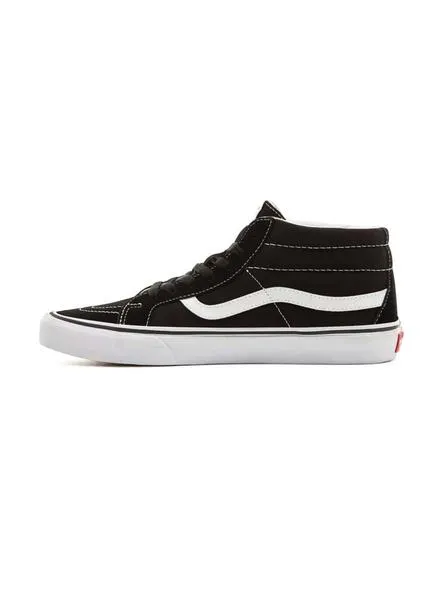 ZAPATILLAS VANS NEGRAS SK8MID REISSUE PARA HOMBRE Y MUJER
