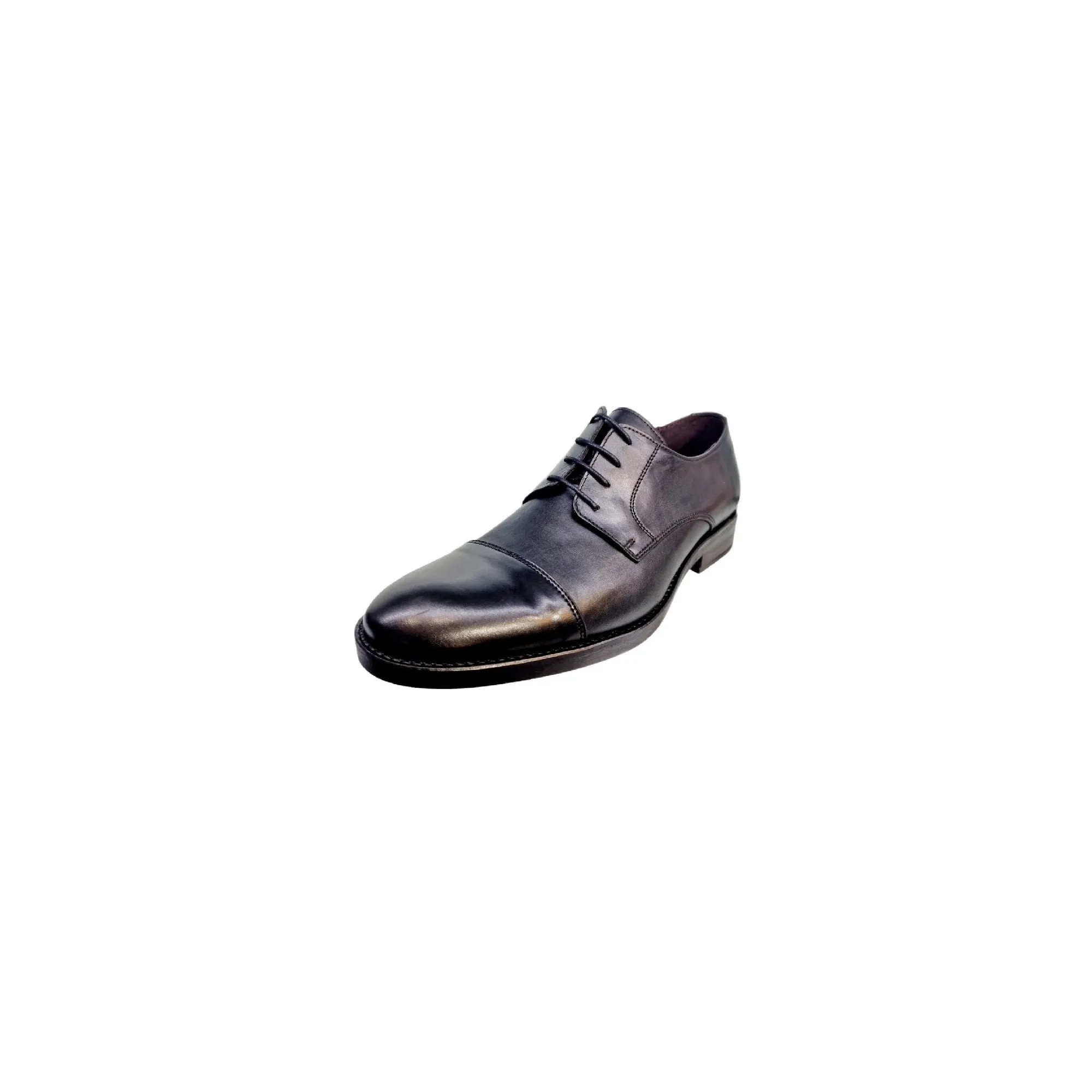 ZAPATO BLUCHER CLÁSICO CON PUNTERA NEGRO