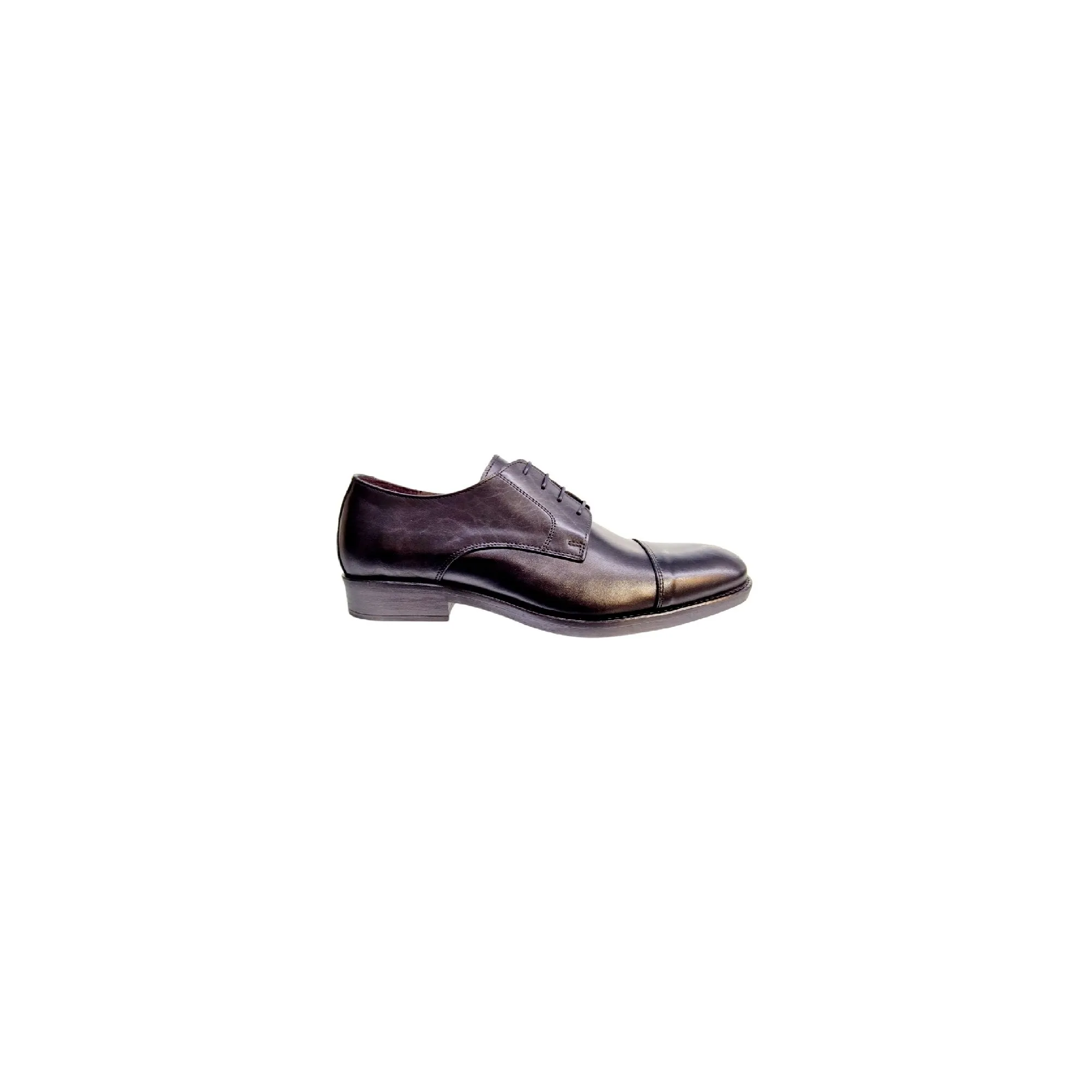 ZAPATO BLUCHER CLÁSICO CON PUNTERA NEGRO