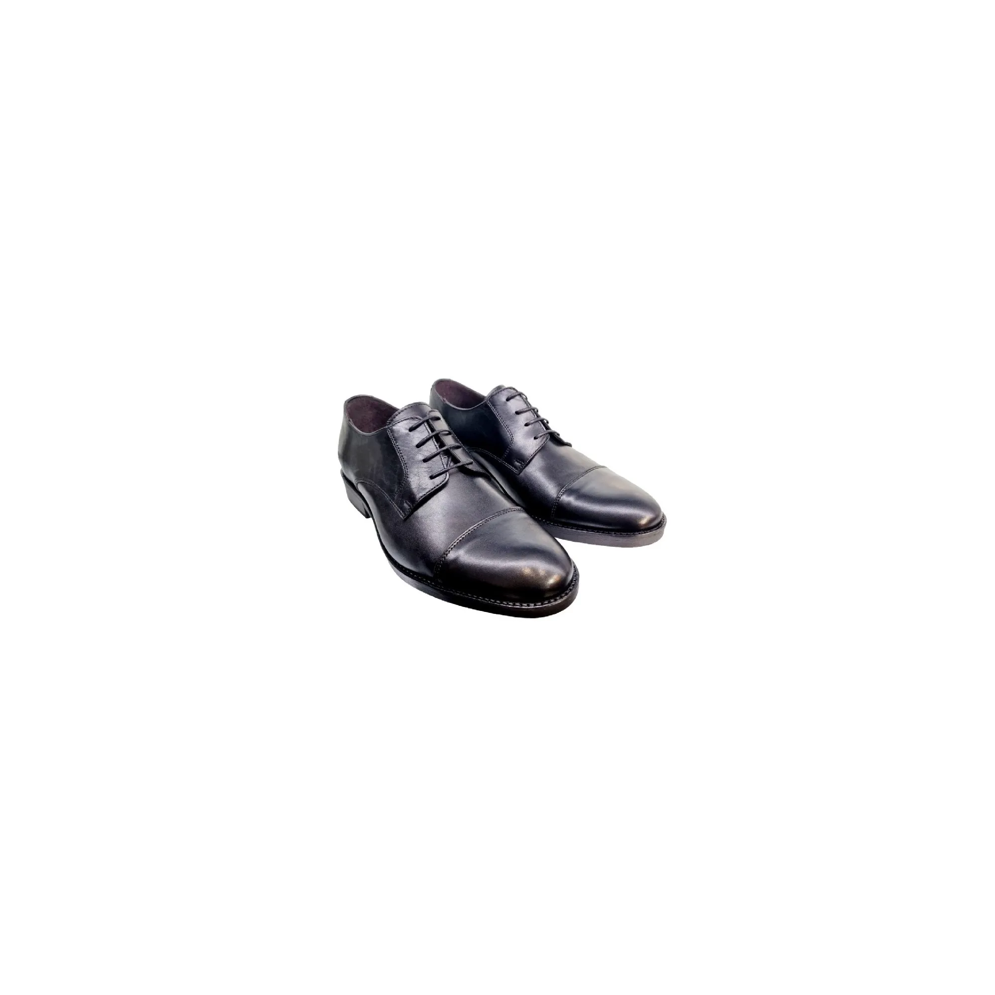 ZAPATO BLUCHER CLÁSICO CON PUNTERA NEGRO