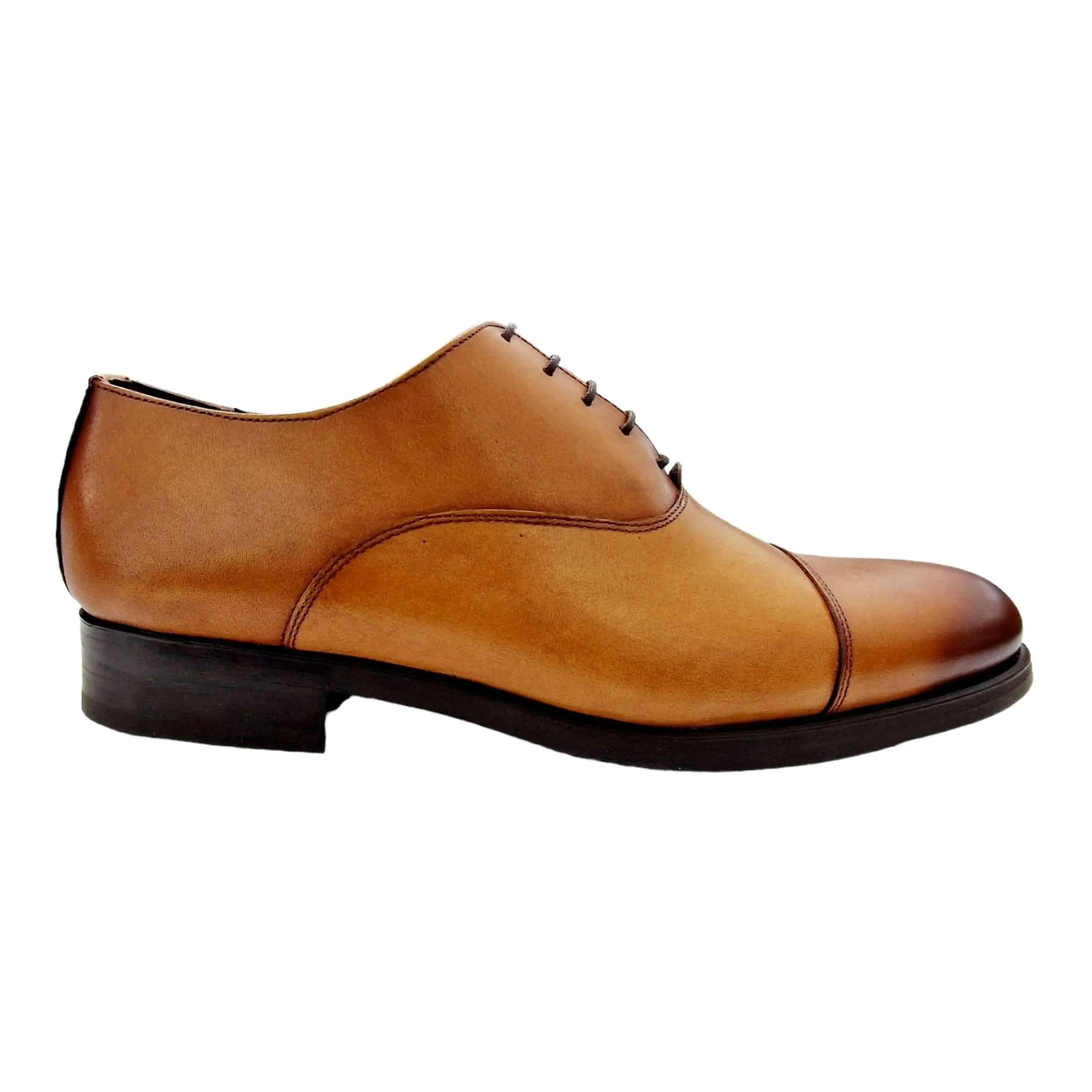 ZAPATO DE VESTIR HOMBRE BLUCHER CON PUNTERA CUERO