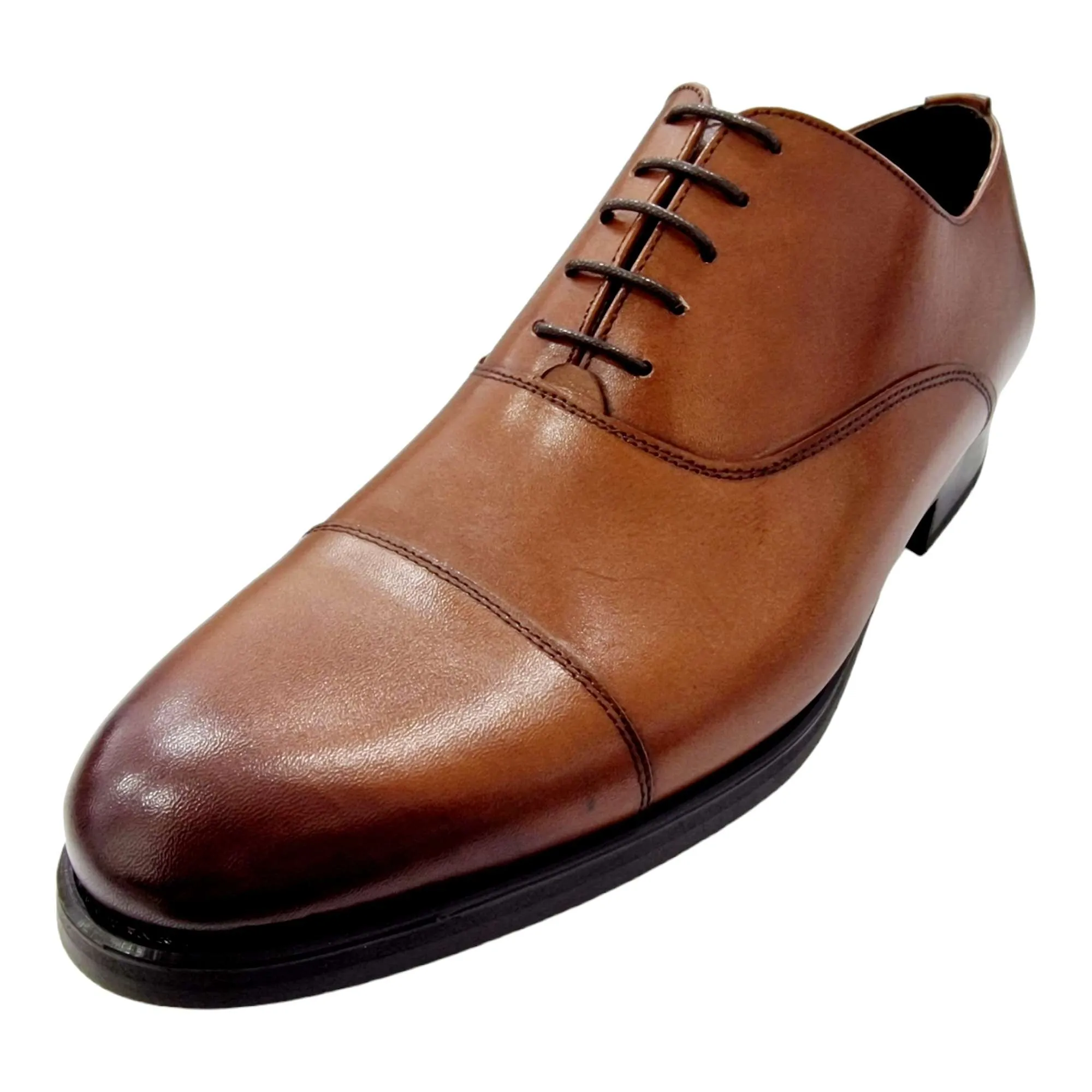ZAPATO DE VESTIR HOMBRE BLUCHER CON PUNTERA MARRÓN