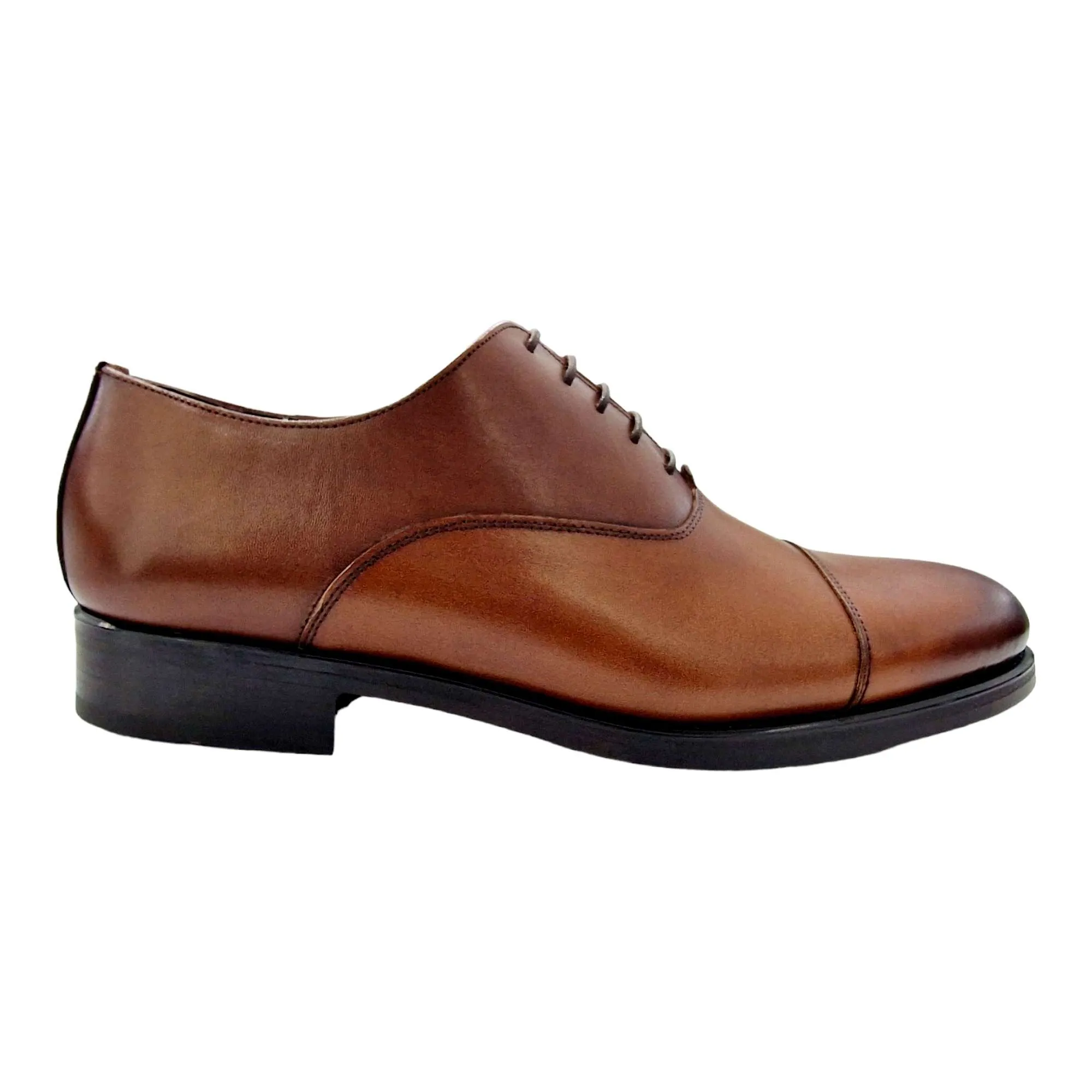 ZAPATO DE VESTIR HOMBRE BLUCHER CON PUNTERA MARRÓN