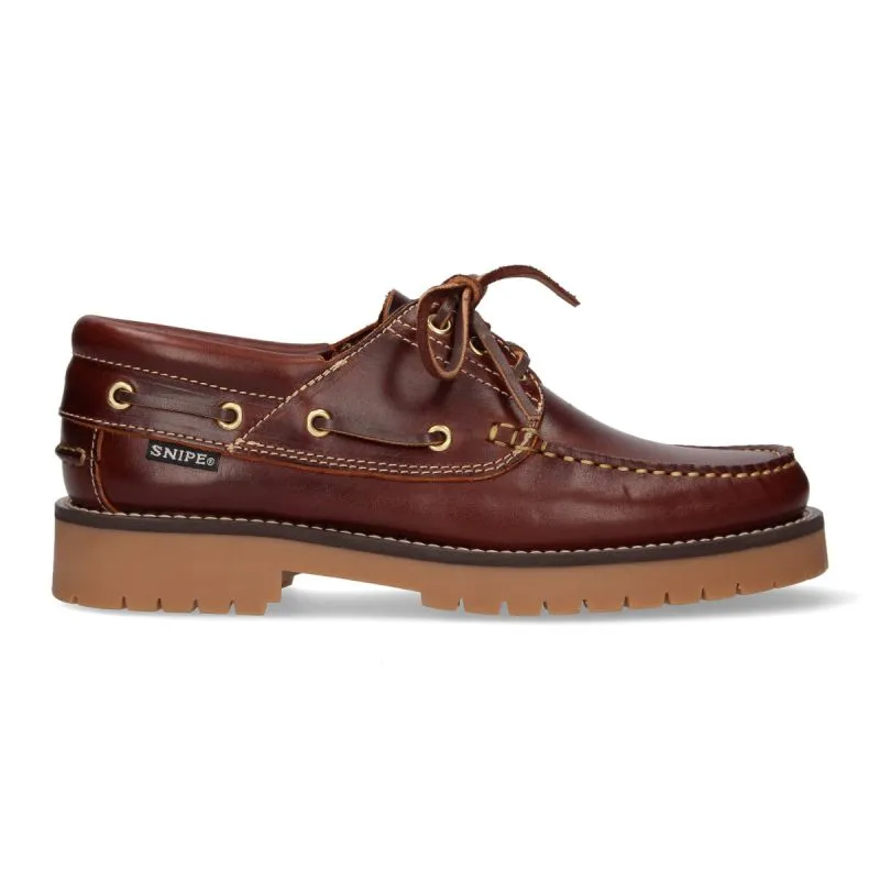 Zapato náutico Snipe marrón