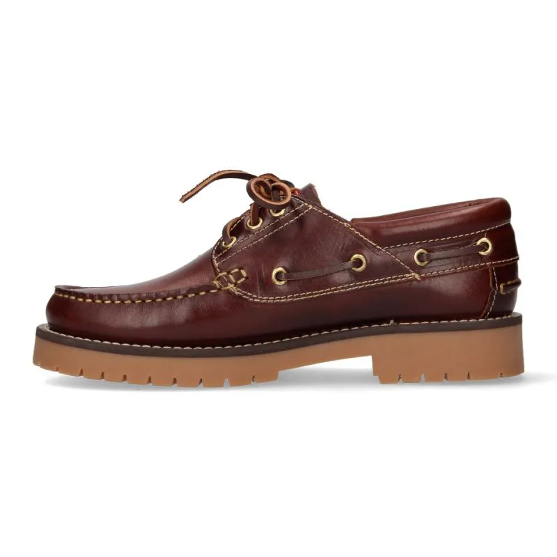 Zapato náutico Snipe marrón