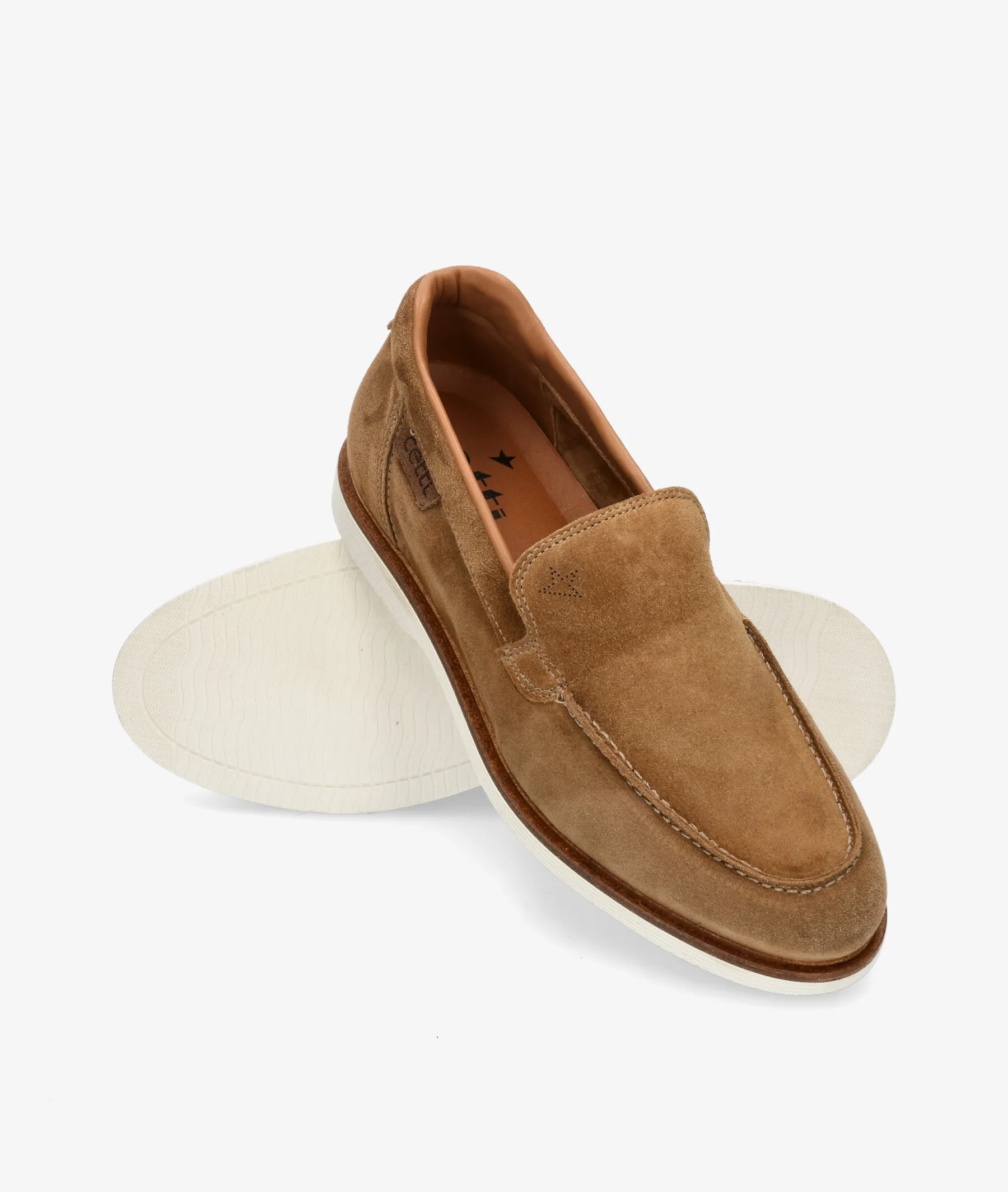 ZAPATOS CASUAL CETTI C1350 EN SERRAJE CUERO