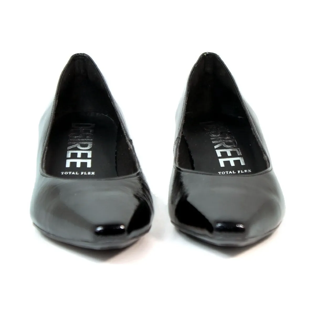 ZAPATOS CHAROL DE TACÓN ELBA 15 NEGRO