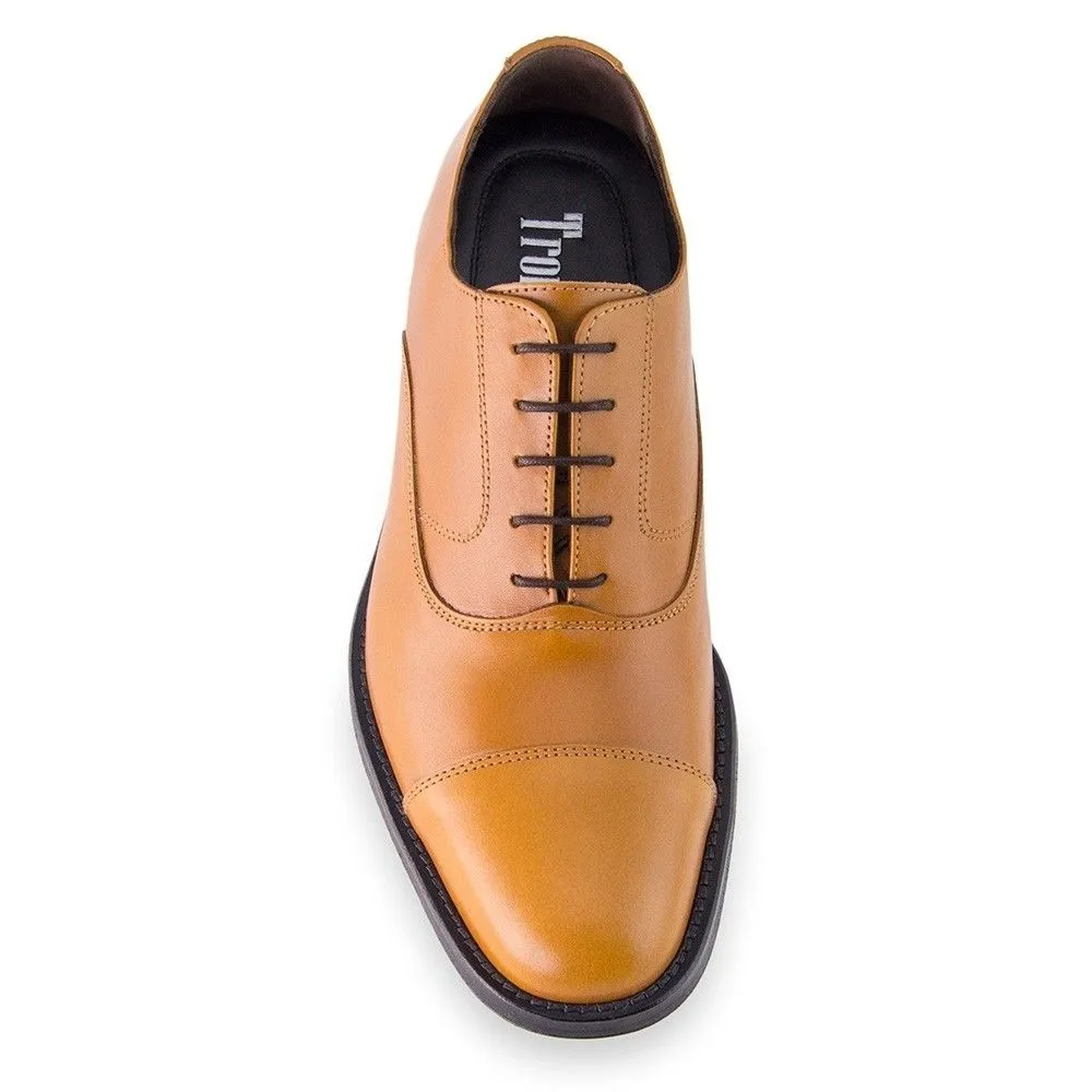 Zapatos Con Alzas Para Hombre Derbi Cuero Masaltos
