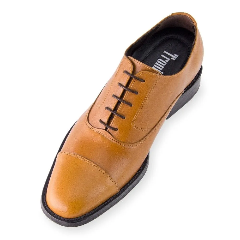 Zapatos Con Alzas Para Hombre Derbi Cuero Masaltos