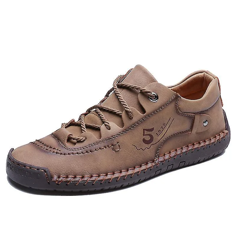 ZAPATOS DE CUERO PARA HOMBRE COSIDOS A MANO  CASUAL FASHION SHOES 9931