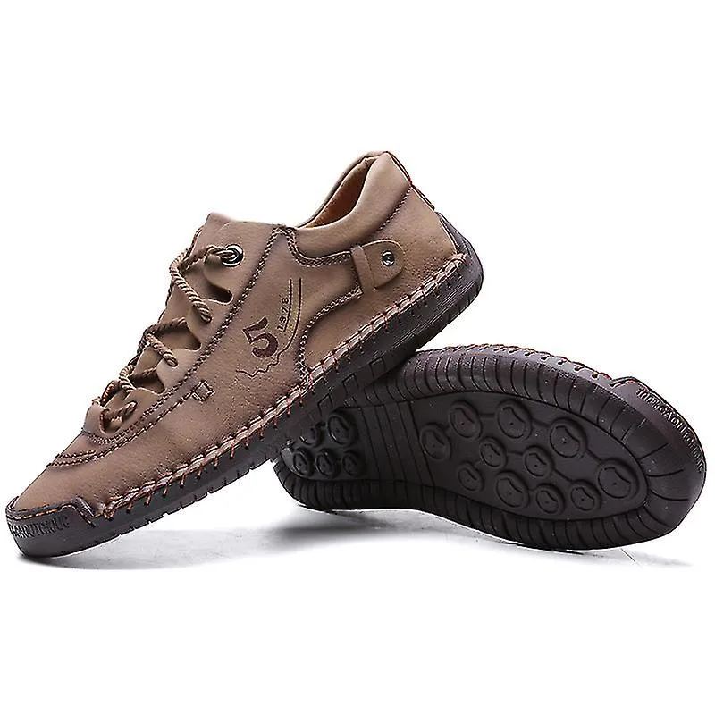 ZAPATOS DE CUERO PARA HOMBRE COSIDOS A MANO  CASUAL FASHION SHOES 9931
