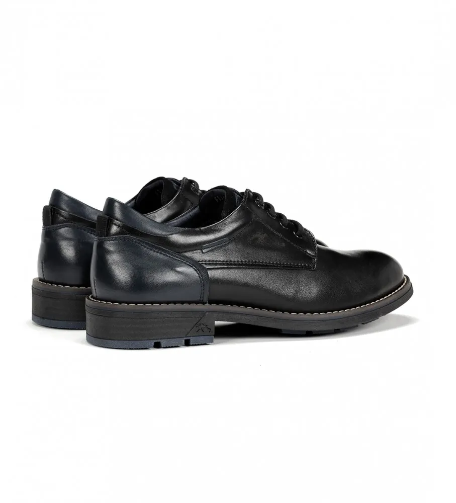 Zapatos de piel F1340 Negro