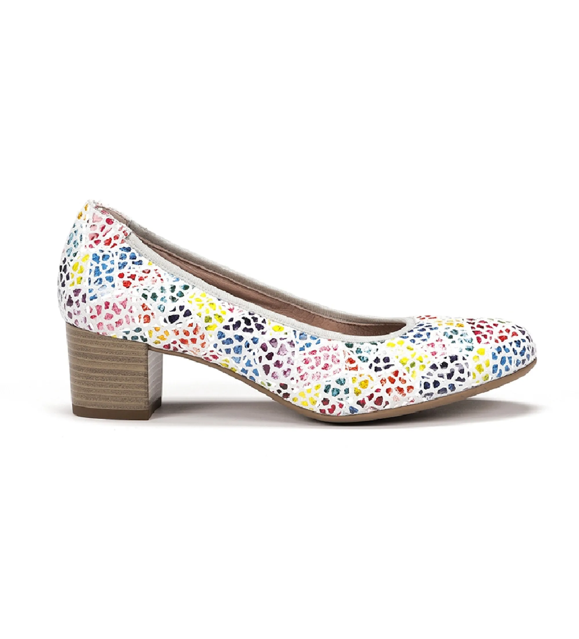 Zapatos de Piel Geminis D8469 multicolor