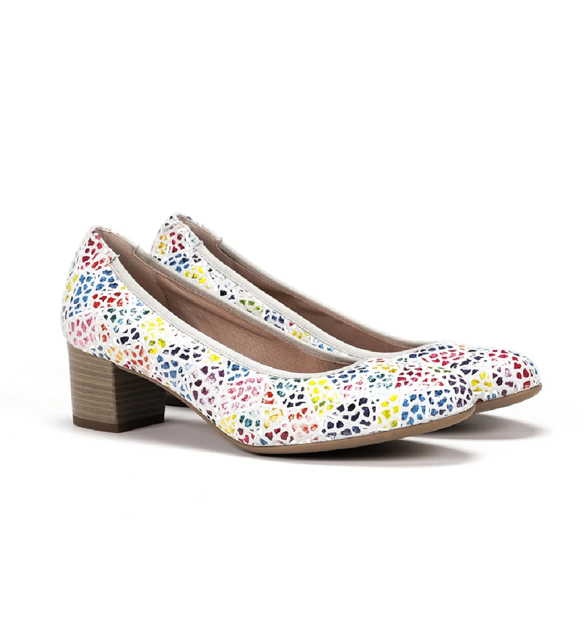 Zapatos de Piel Geminis D8469 multicolor