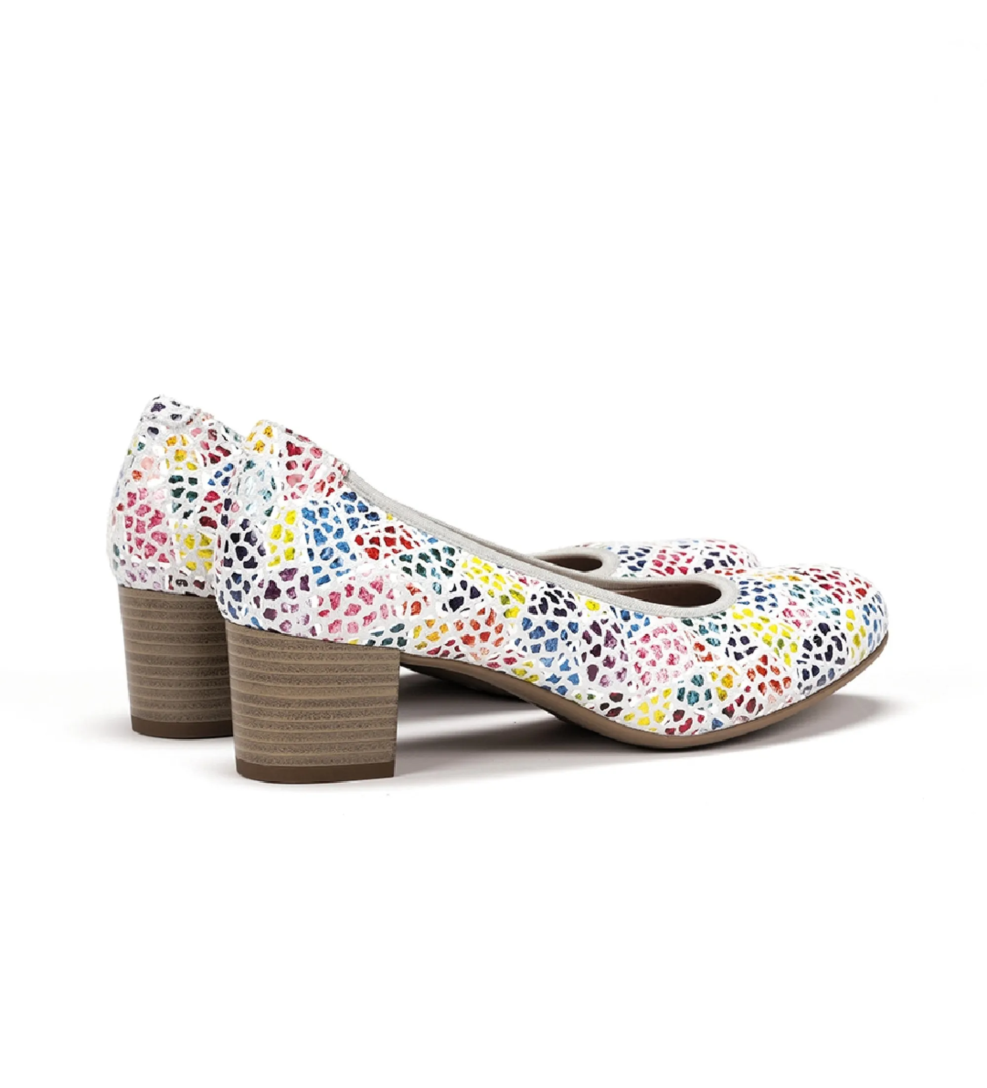 Zapatos de Piel Geminis D8469 multicolor