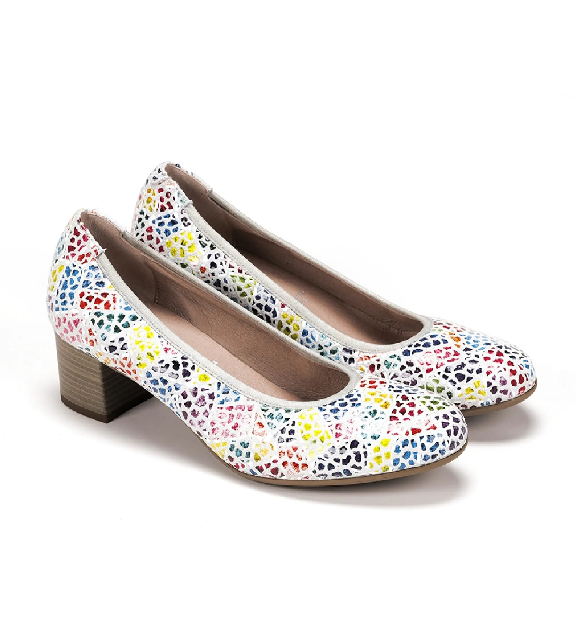 Zapatos de Piel Geminis D8469 multicolor