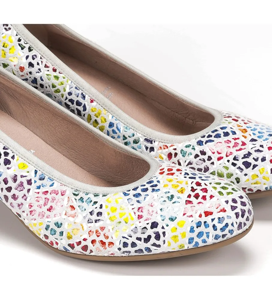 Zapatos de Piel Geminis D8469 multicolor